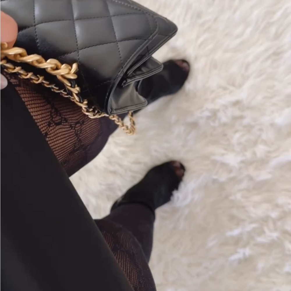 Gucci knitted interlocking G pattern tights